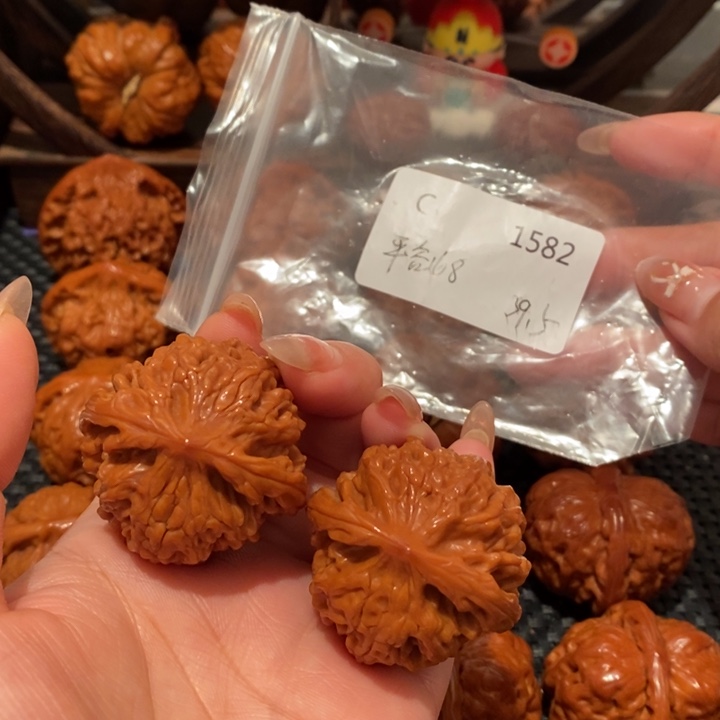 心***橙把件文玩核桃精品