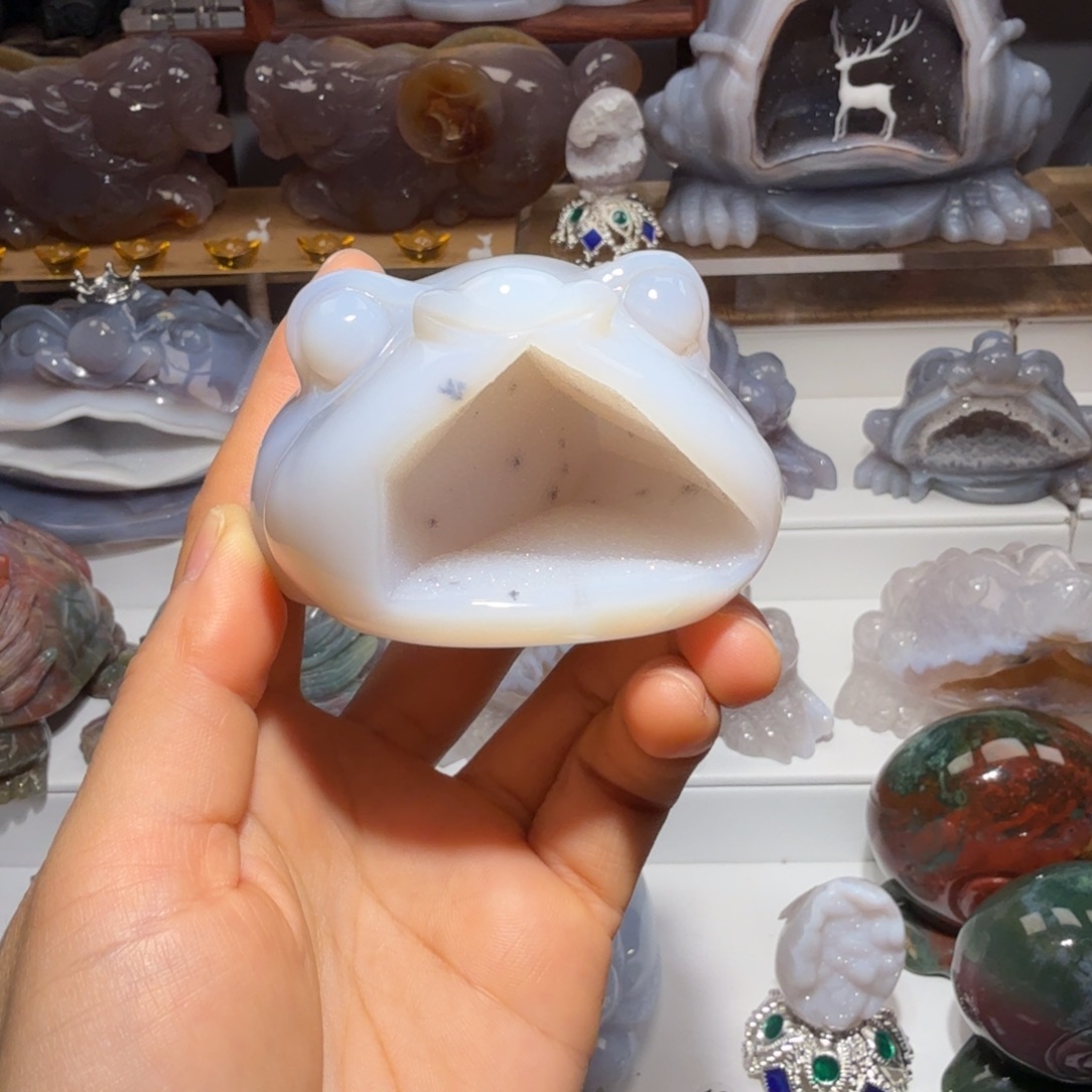 玛瑙/玉髓未镶嵌摆件