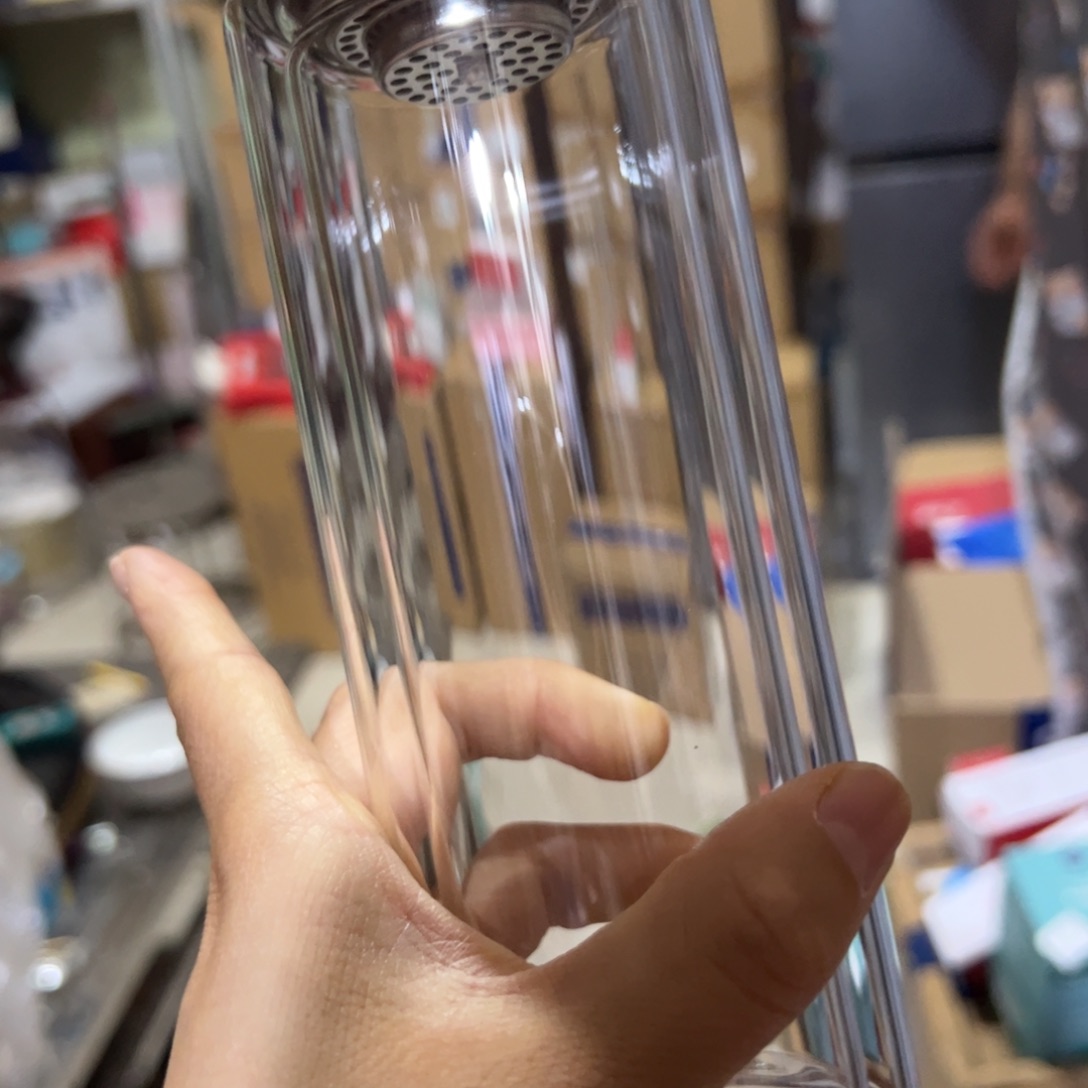 玻璃杯3203203207107蓝色玻璃杯➕杯套