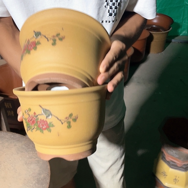 黄色鸟语花香小号一对