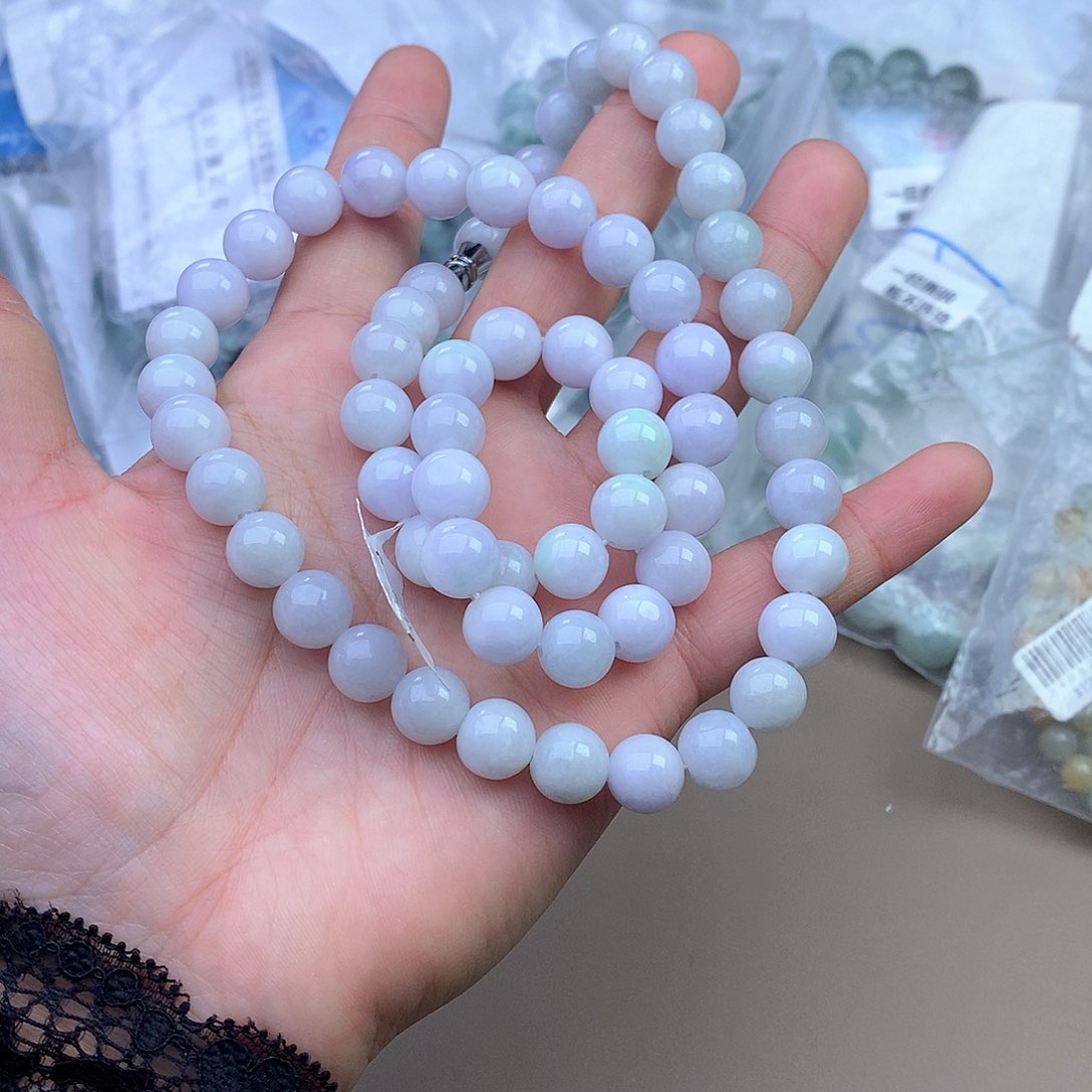 未镶嵌手串定制翡翠