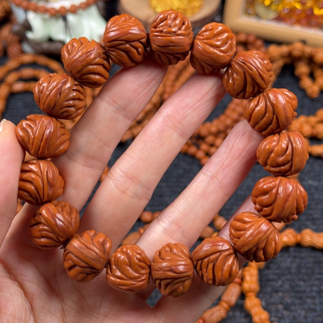手串文玩核桃C7桃核手串