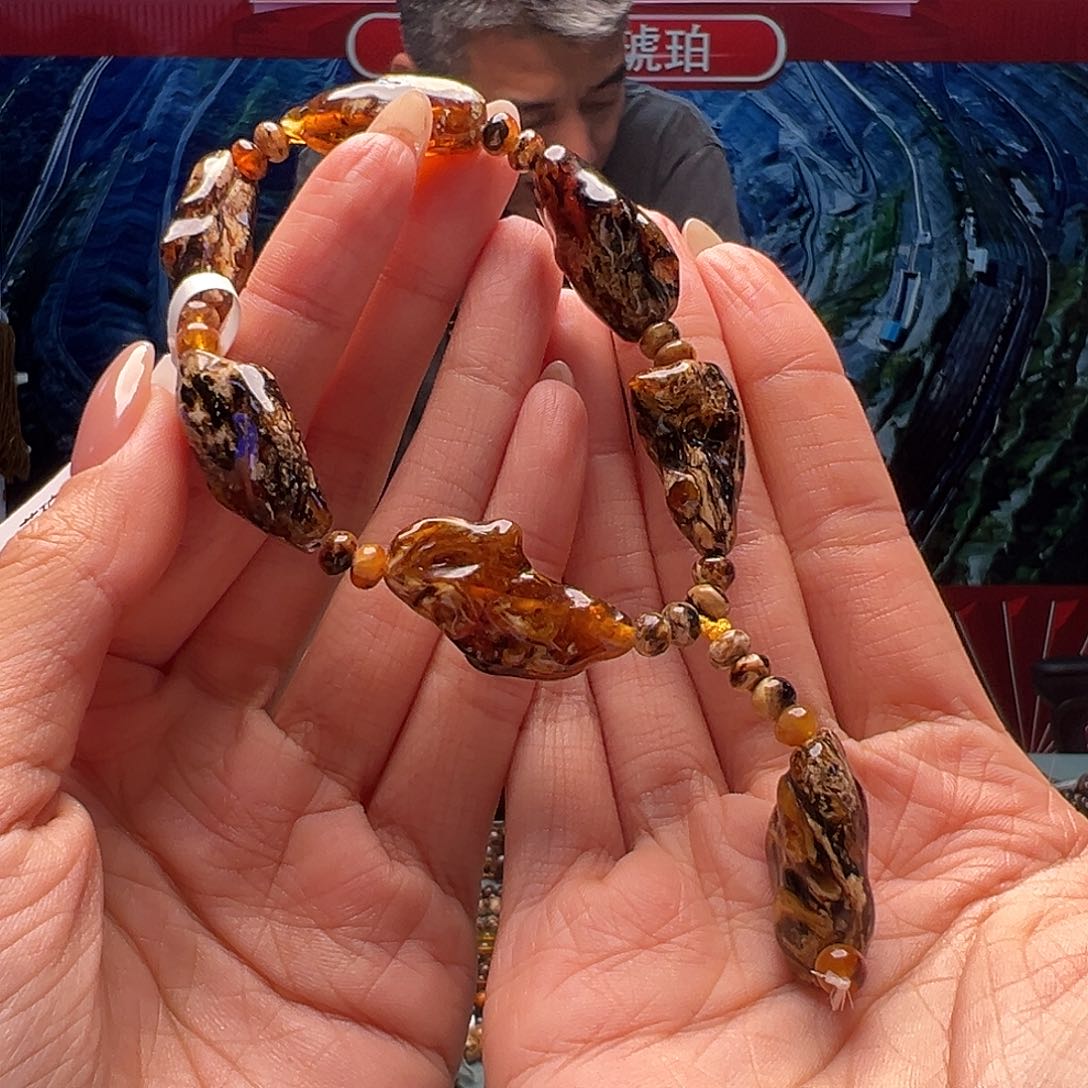 未镶嵌琥珀裸石抚顺琥珀30707