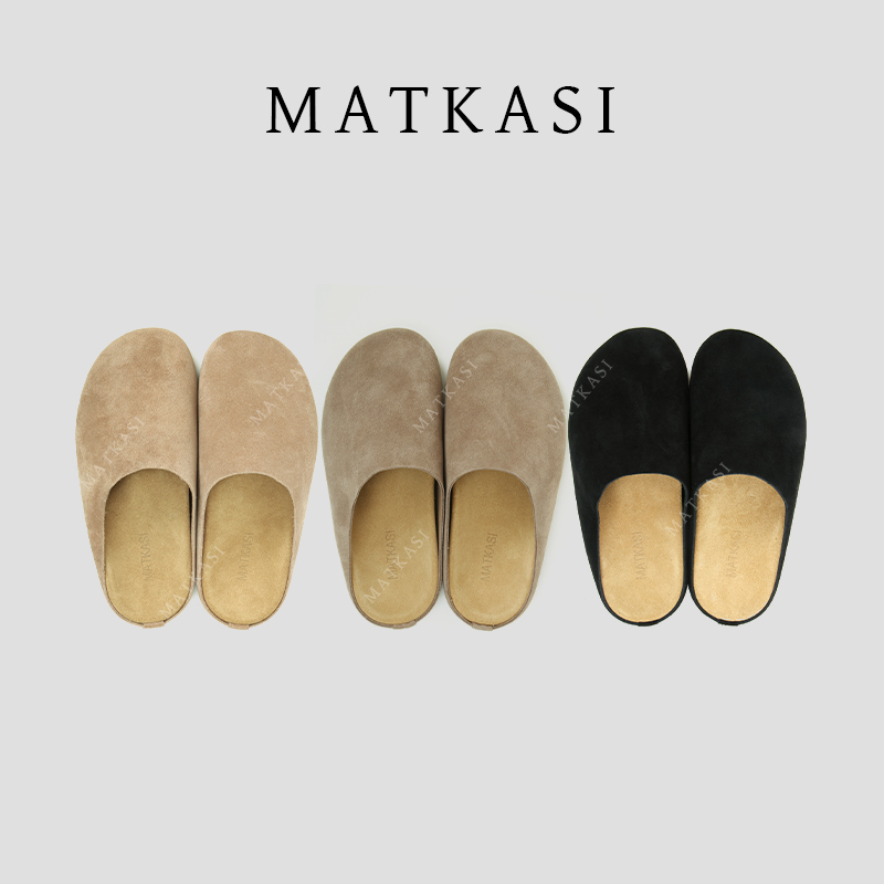 MATKASI 复古风出街穿搭单品包头鞋勃肯鞋拖鞋