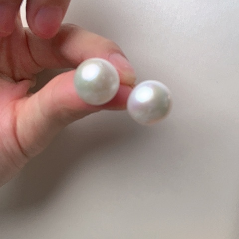 淡水珍珠耳饰未镶嵌