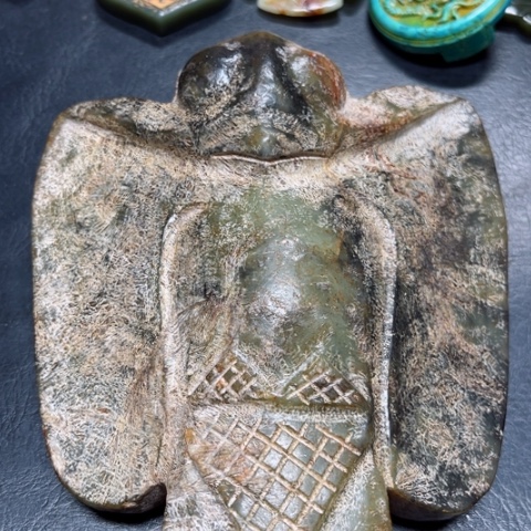 吊坠白玉菩提把件