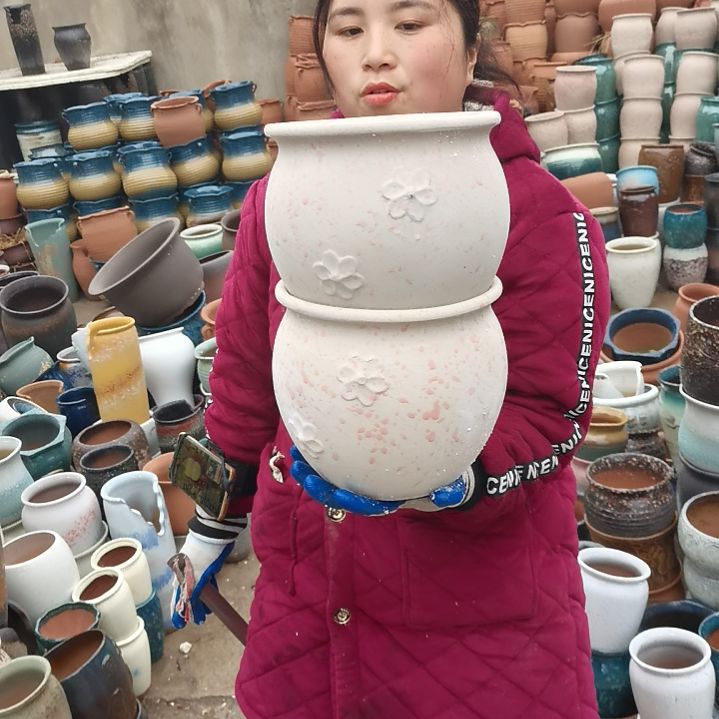 红陶口20高18瑕疵