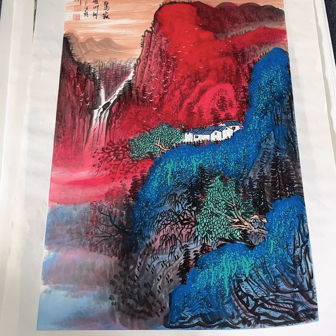 国画ZH精品手绘国画单幅任发