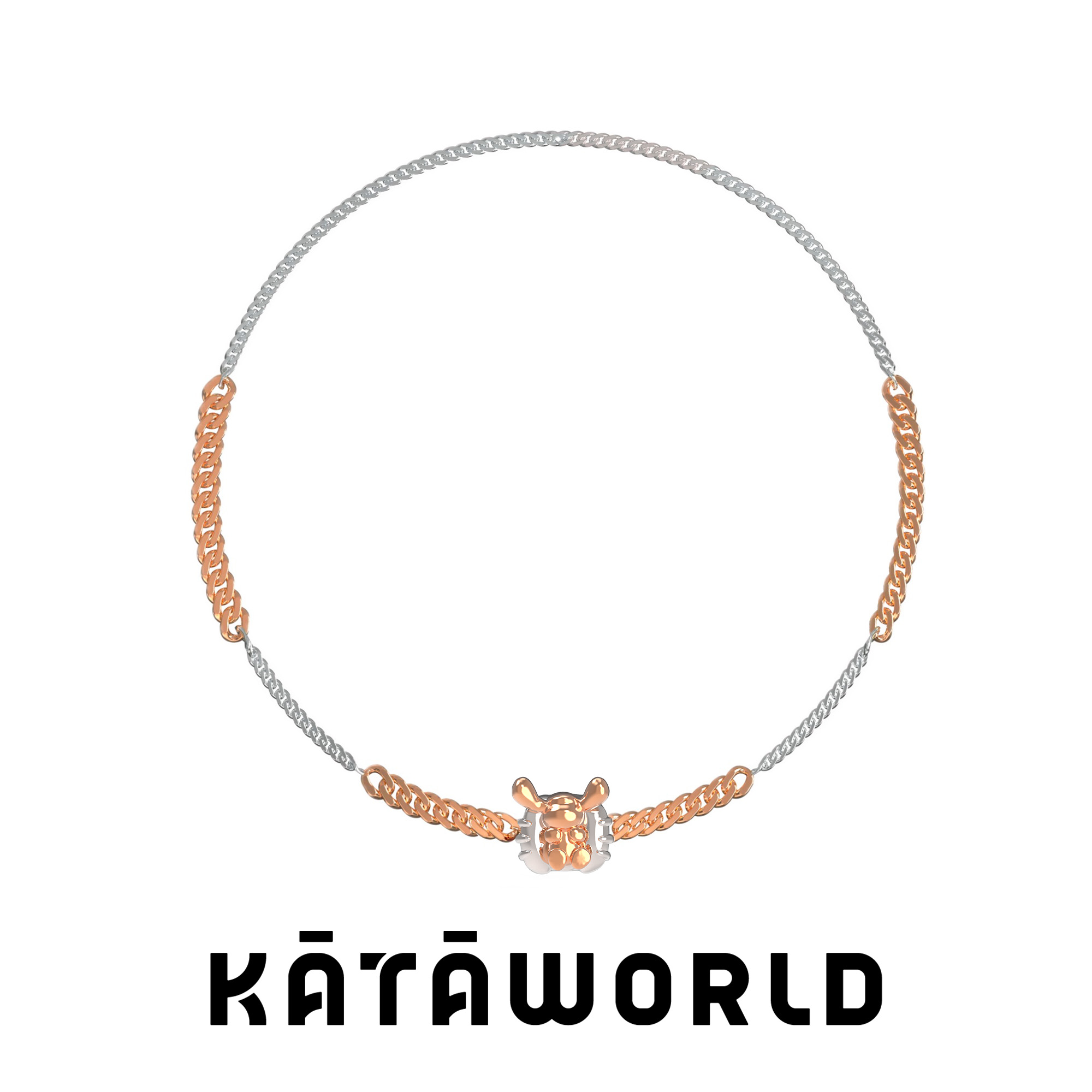 KATAWORLD 铜合金项链 【主理人】情绪食物系列-德肠所愿