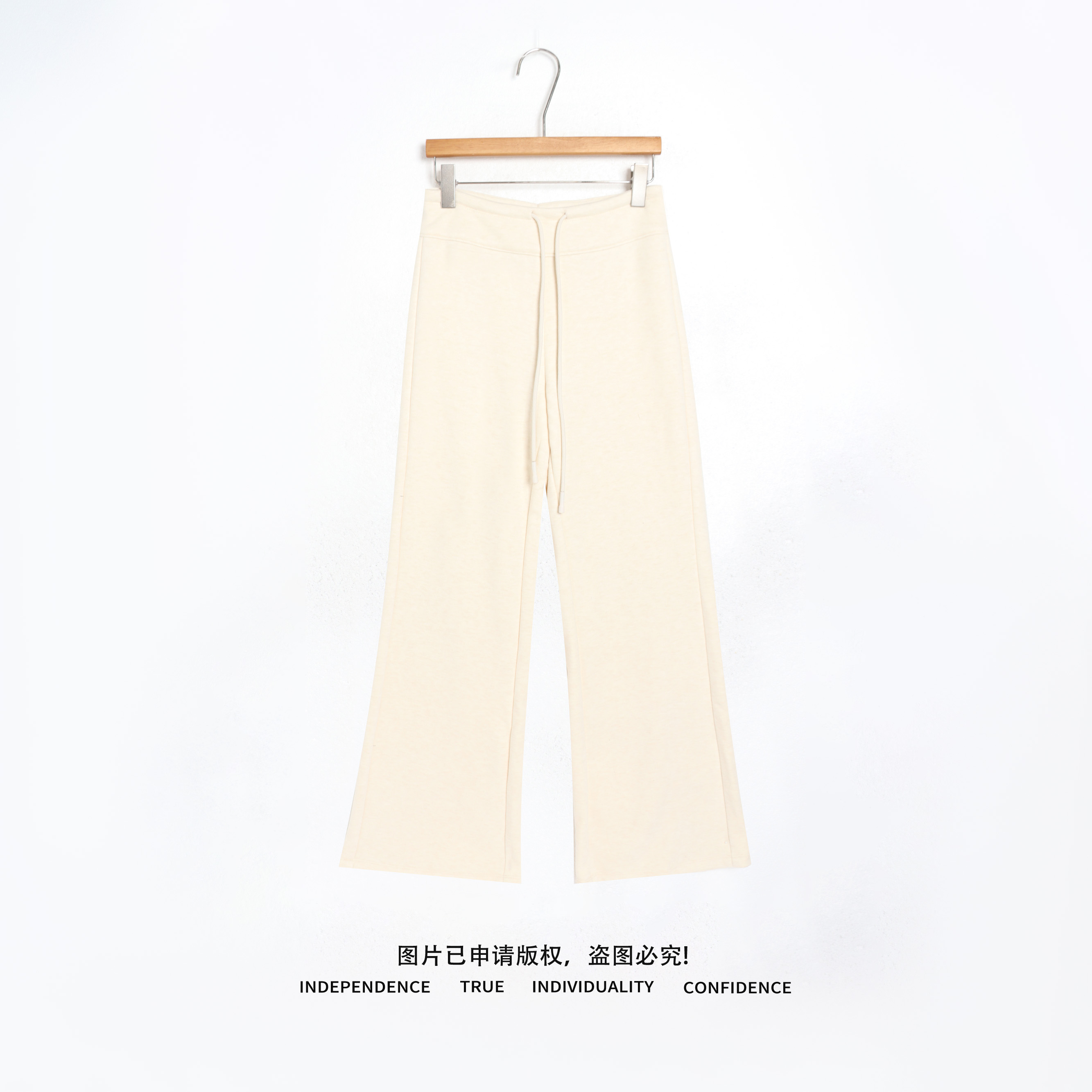 温温W【暖调松弛】加绒有弹保暖舒适休闲长裤女冬季新款  85568