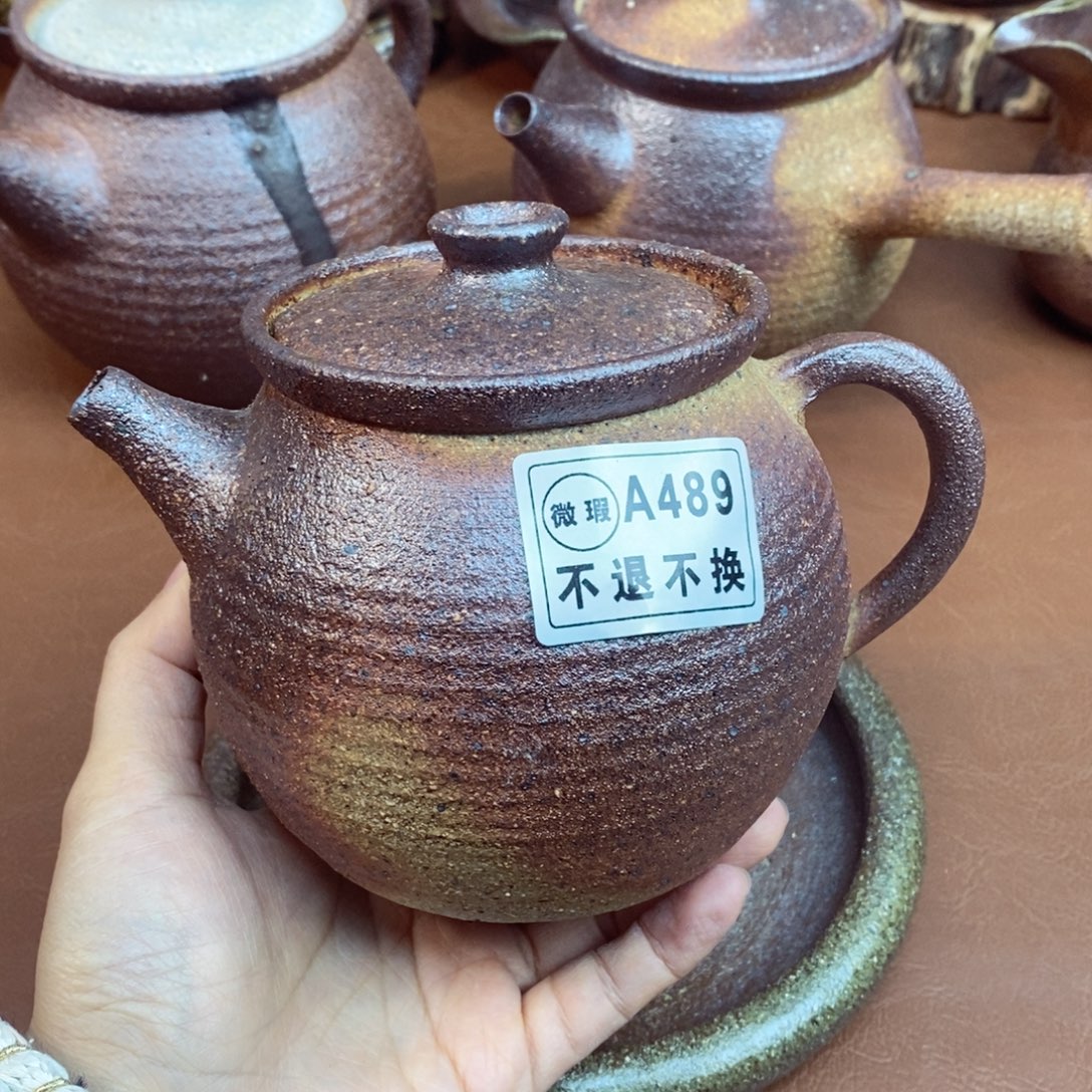 杯子微瑕柴烧粗陶烤茶罐一物一拍650
