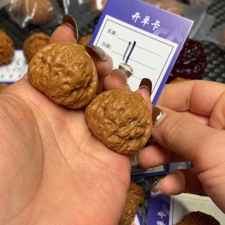 文玩核桃把件11古蝉34