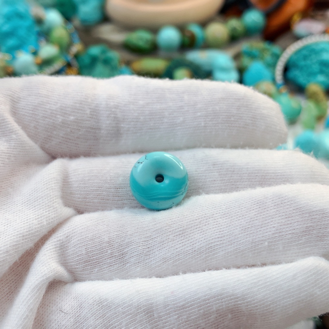 未镶嵌绿松石珠宝半成品