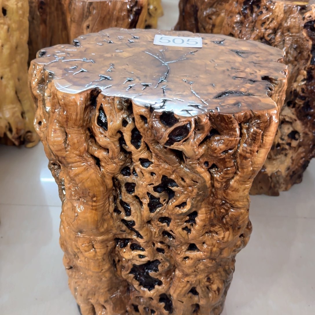 勇***惧50高42面精品木墩一个