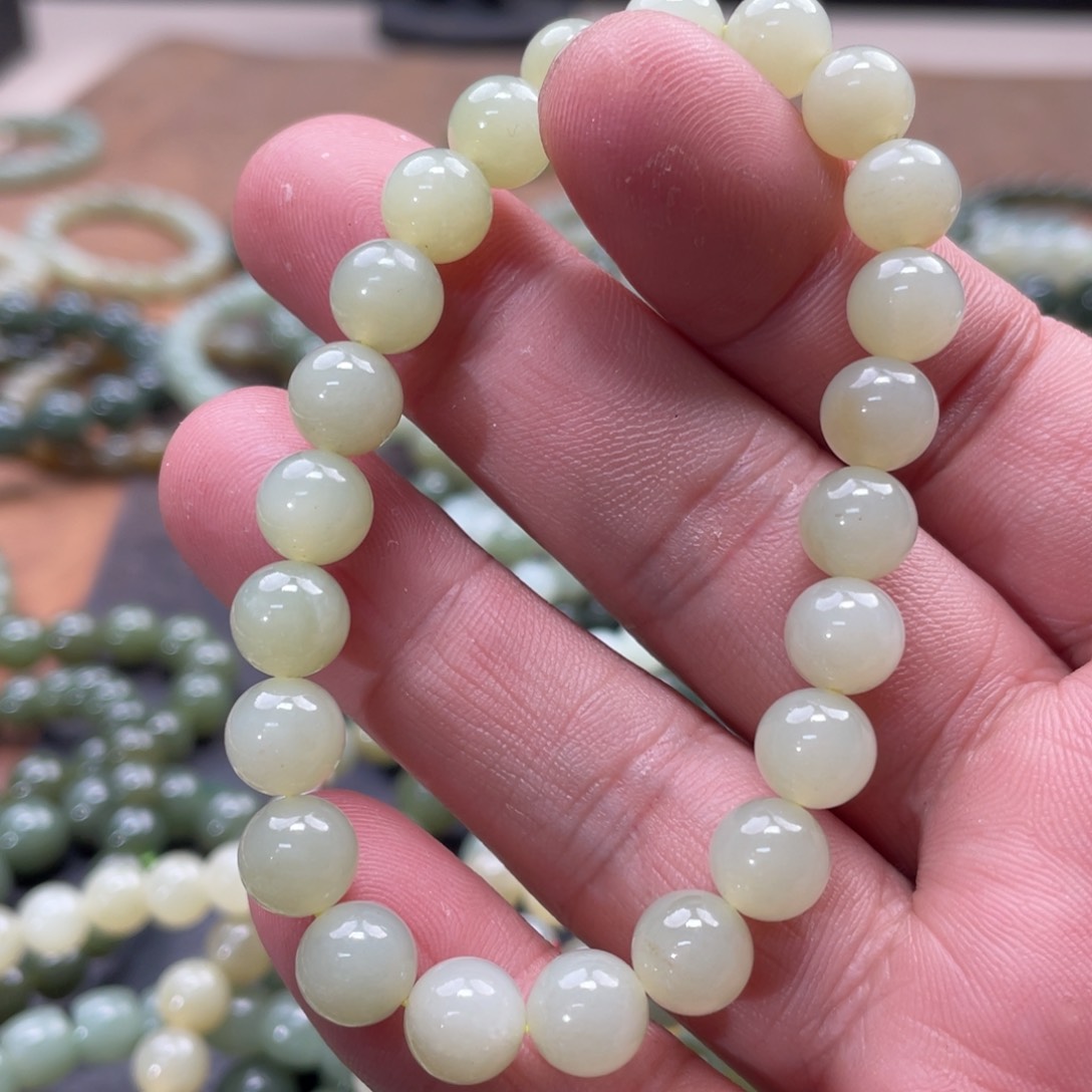 和田玉手链未镶嵌