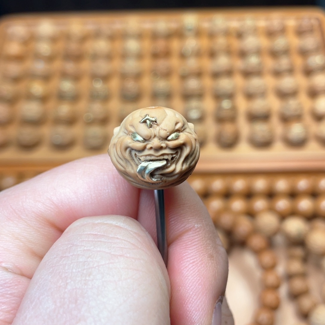 猴头核桃手串熊*猴头核桃精工舔僧