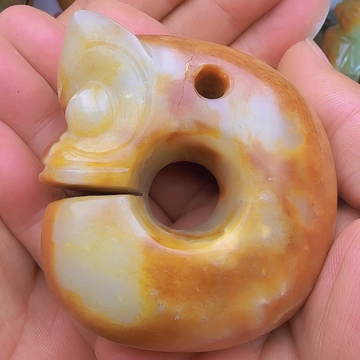 和田玉吊坠(不含链)未镶嵌