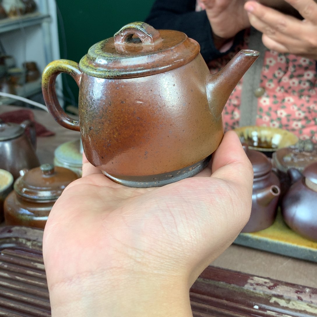 紫砂柴烧纯自然柴烧