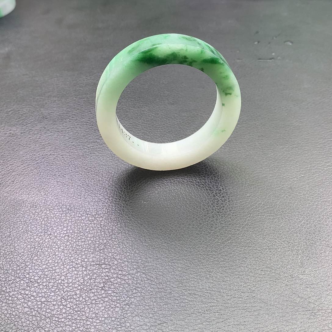 定制翡翠未镶嵌54-58正圈手镯