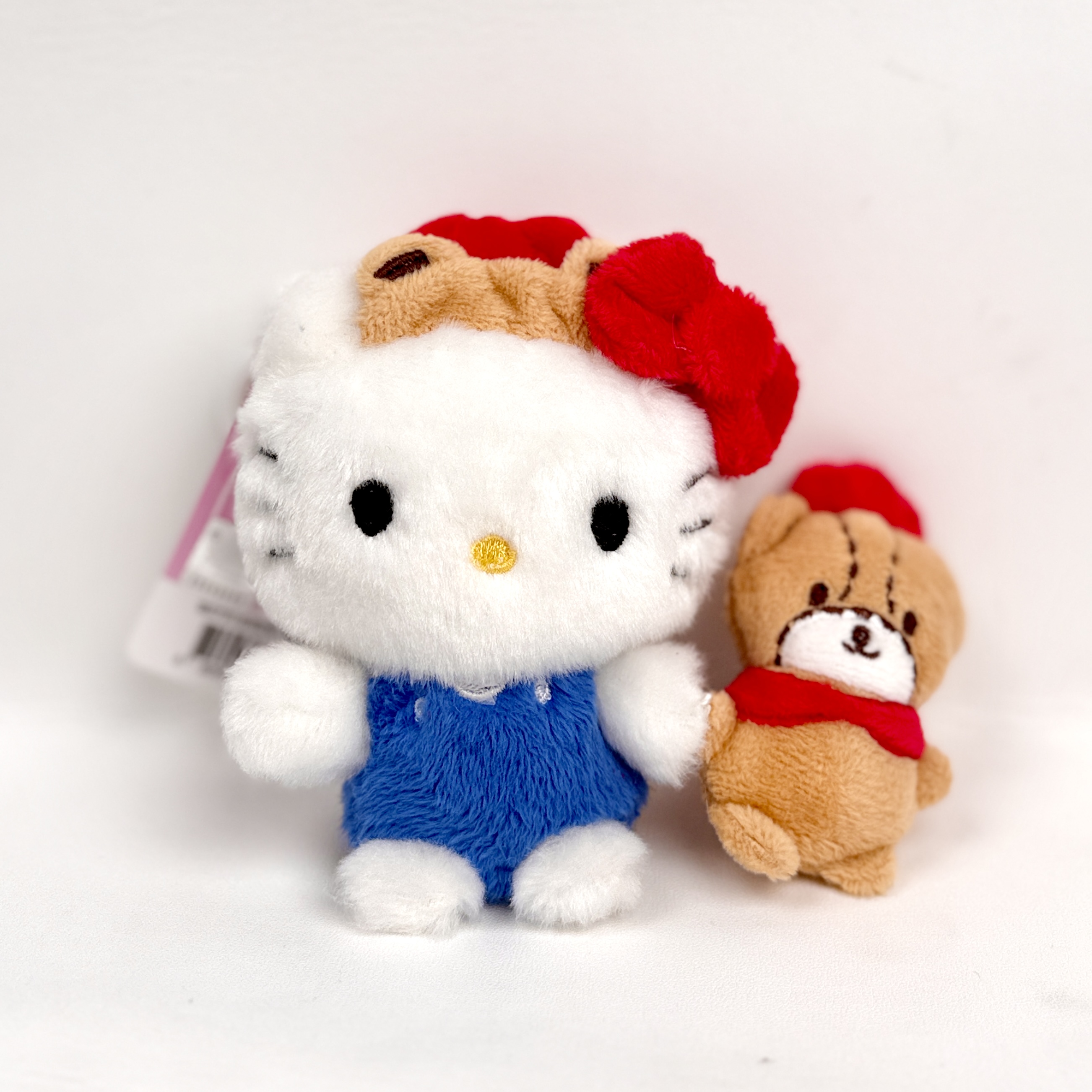 【韩版正品】三丽鸥50周年手牵手小熊Kitty毛绒公仔挂件