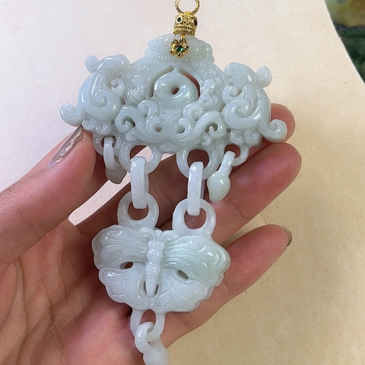 【闪购商品】翡翠颈饰未镶嵌挂件