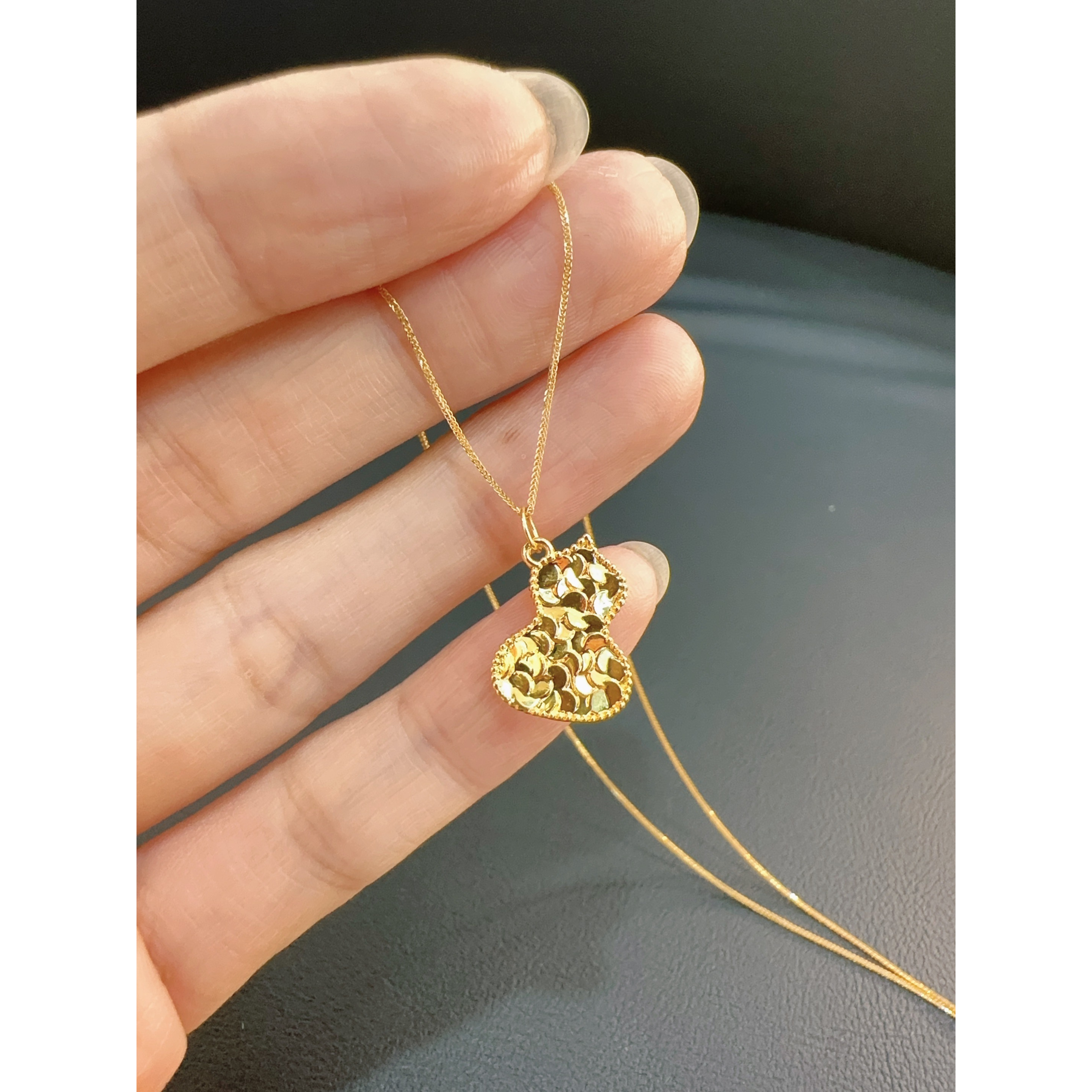 【米米专属】18k金碎冰冰宝葫芦（不含链）