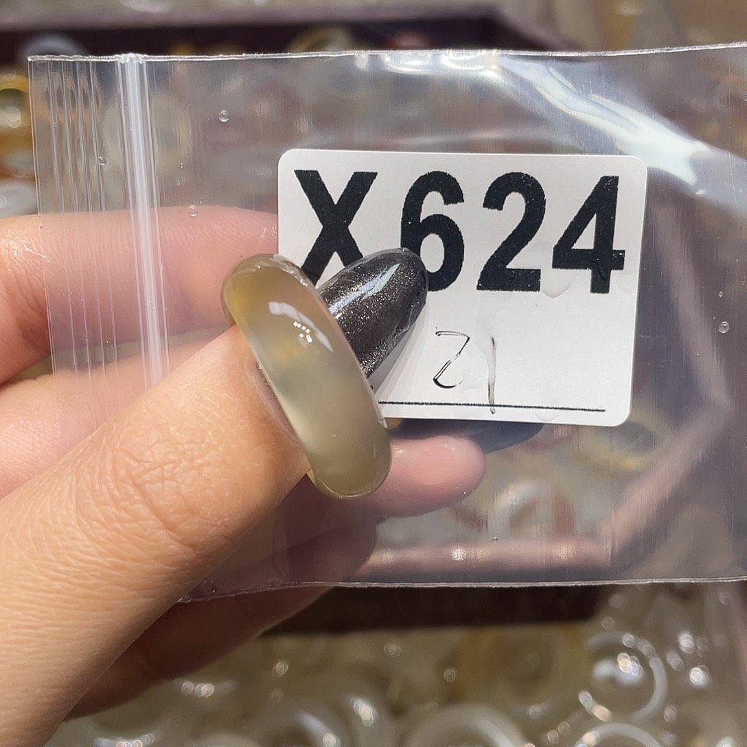 玛瑙/玉髓未镶嵌戒指624