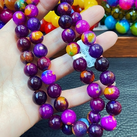 玛瑙/玉髓手链未镶嵌紫舒