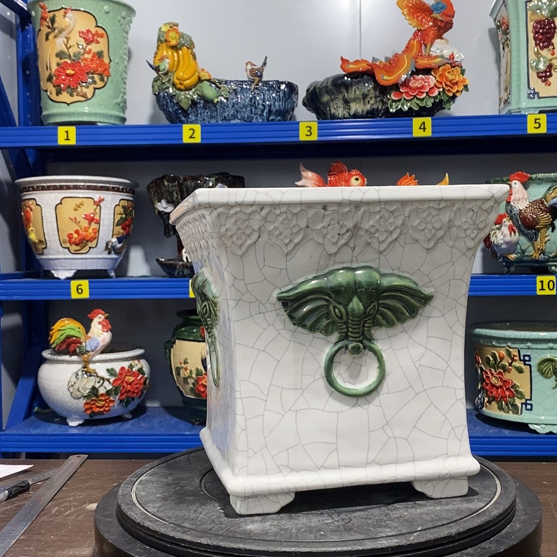 一***）高温烧制。       