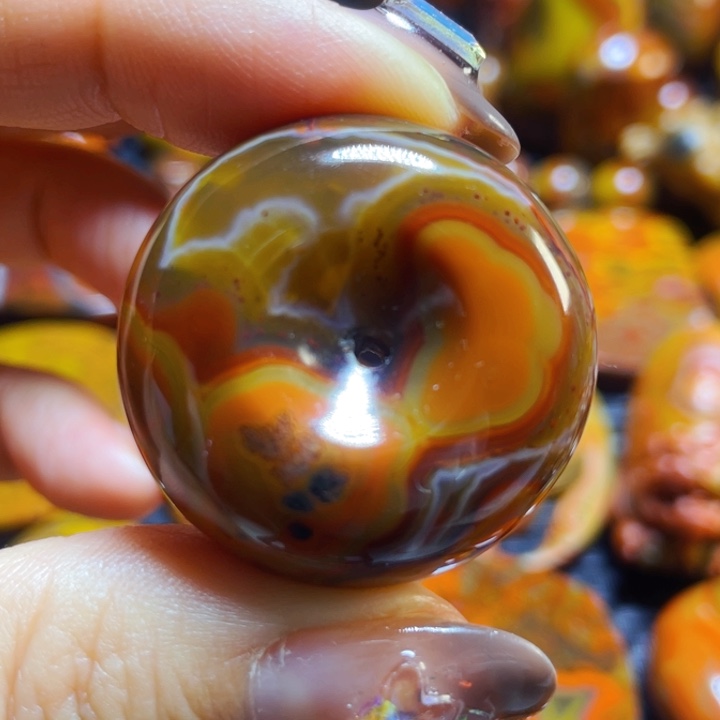 未镶嵌战国红吊坠玛瑙/玉髓