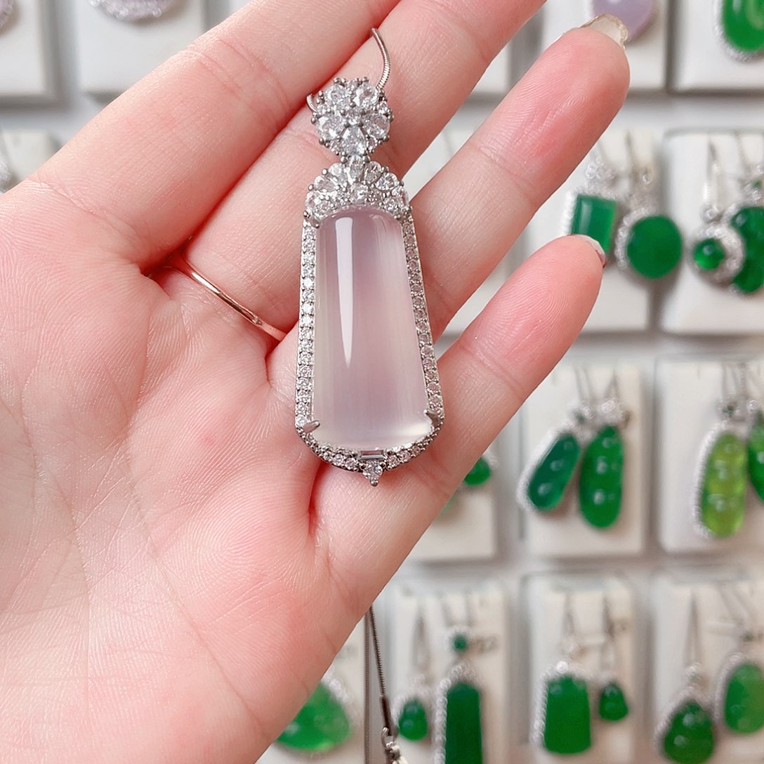 玛瑙/玉髓吊坠(赠链)未镶嵌