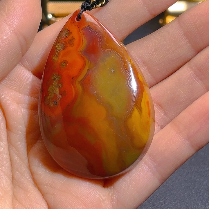 玛瑙/玉髓吊坠(不含链)未镶嵌