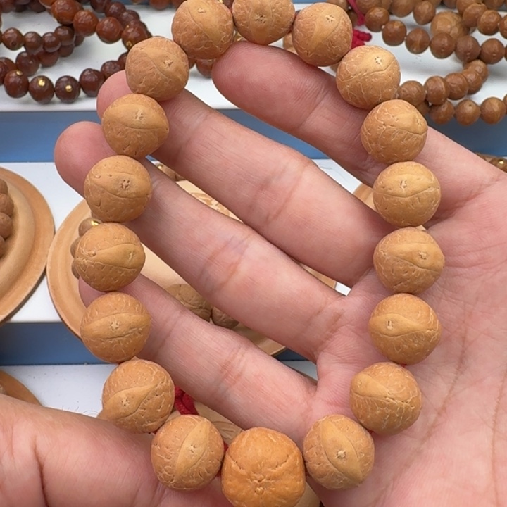 凤眼菩提手串15球圆接近实心