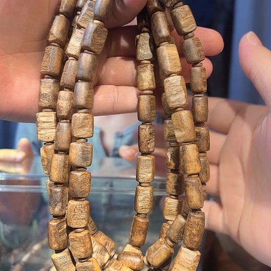 沉香手串白棋板头1.2多样性发货1条