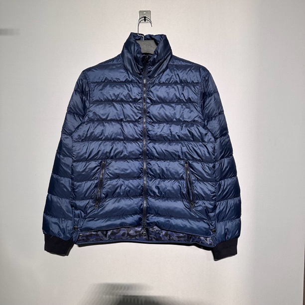 99新 BURBERRY/博柏利 双面穿羽绒服外套夹克M码价12200