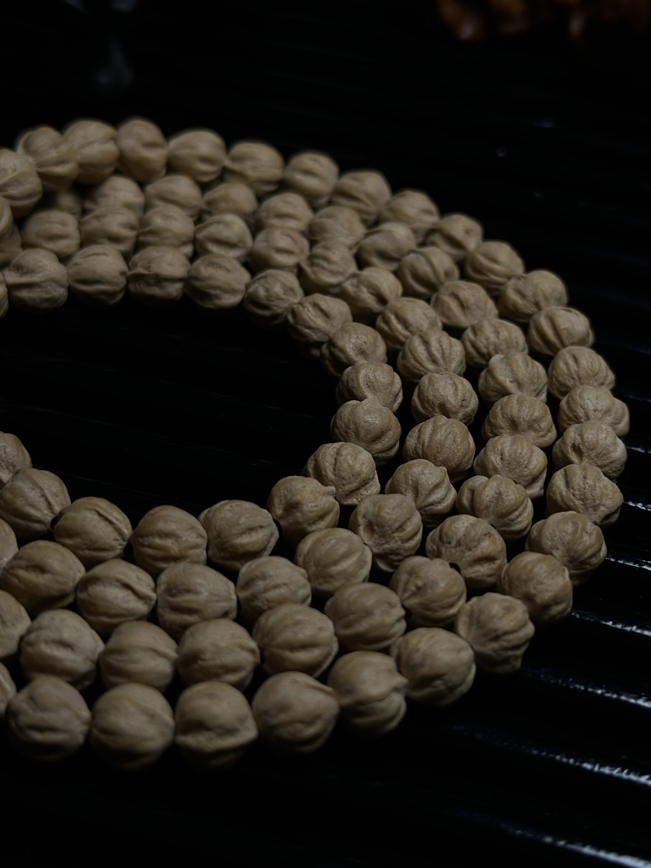 热振柏香籽原装莲花7+净款高油密108长串文玩挂脖