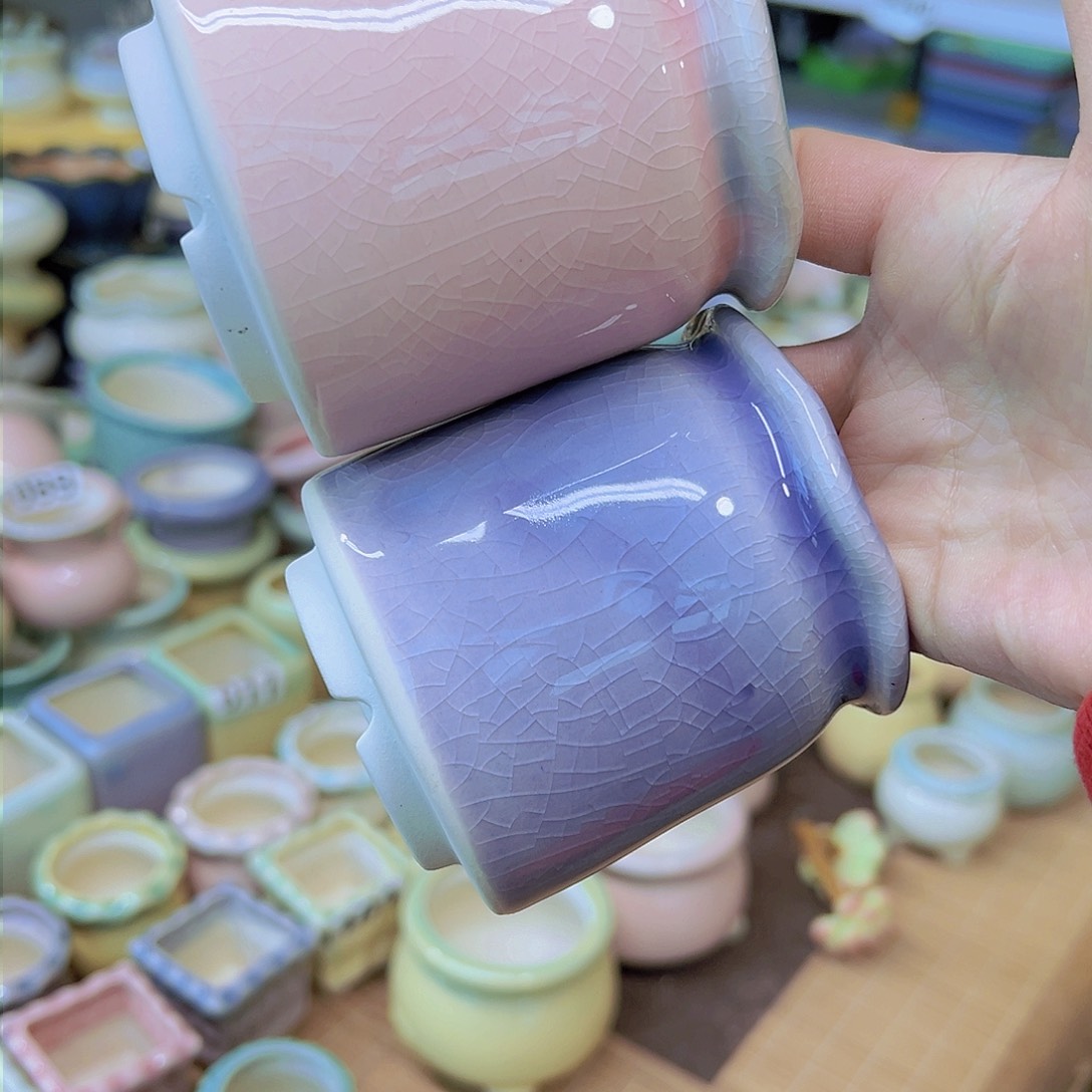 红陶陶瓷花盆满12包邮