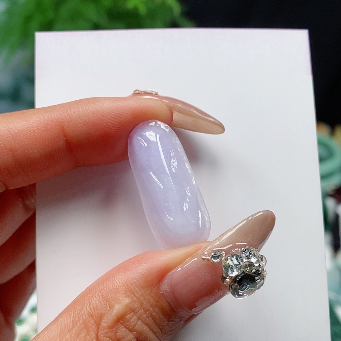 翡翠颈饰未镶嵌缅甸天然a货翡翠挂件