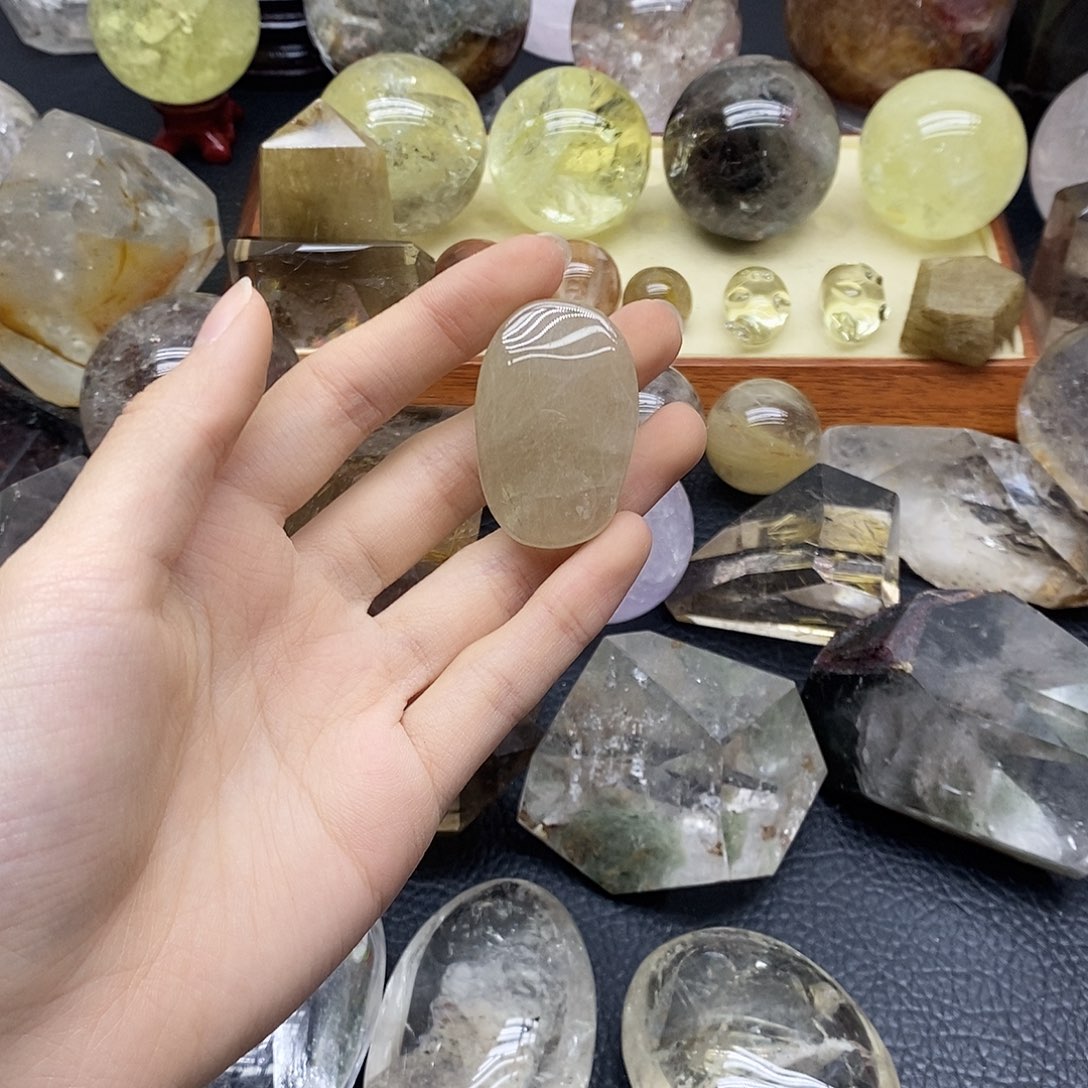 水晶未镶嵌珠宝半成品129水晶石