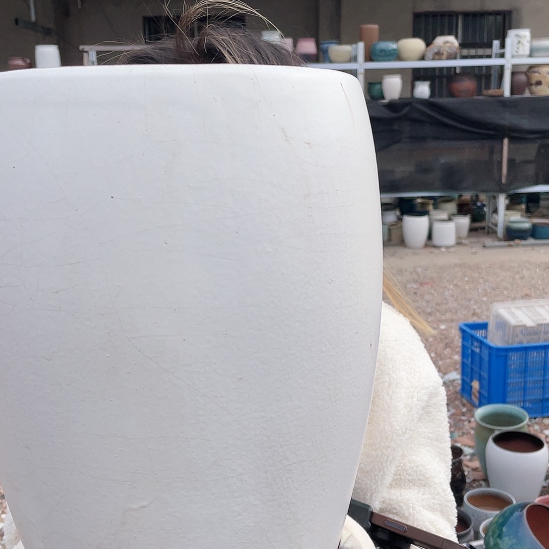 红陶王嫂花盆0125-26