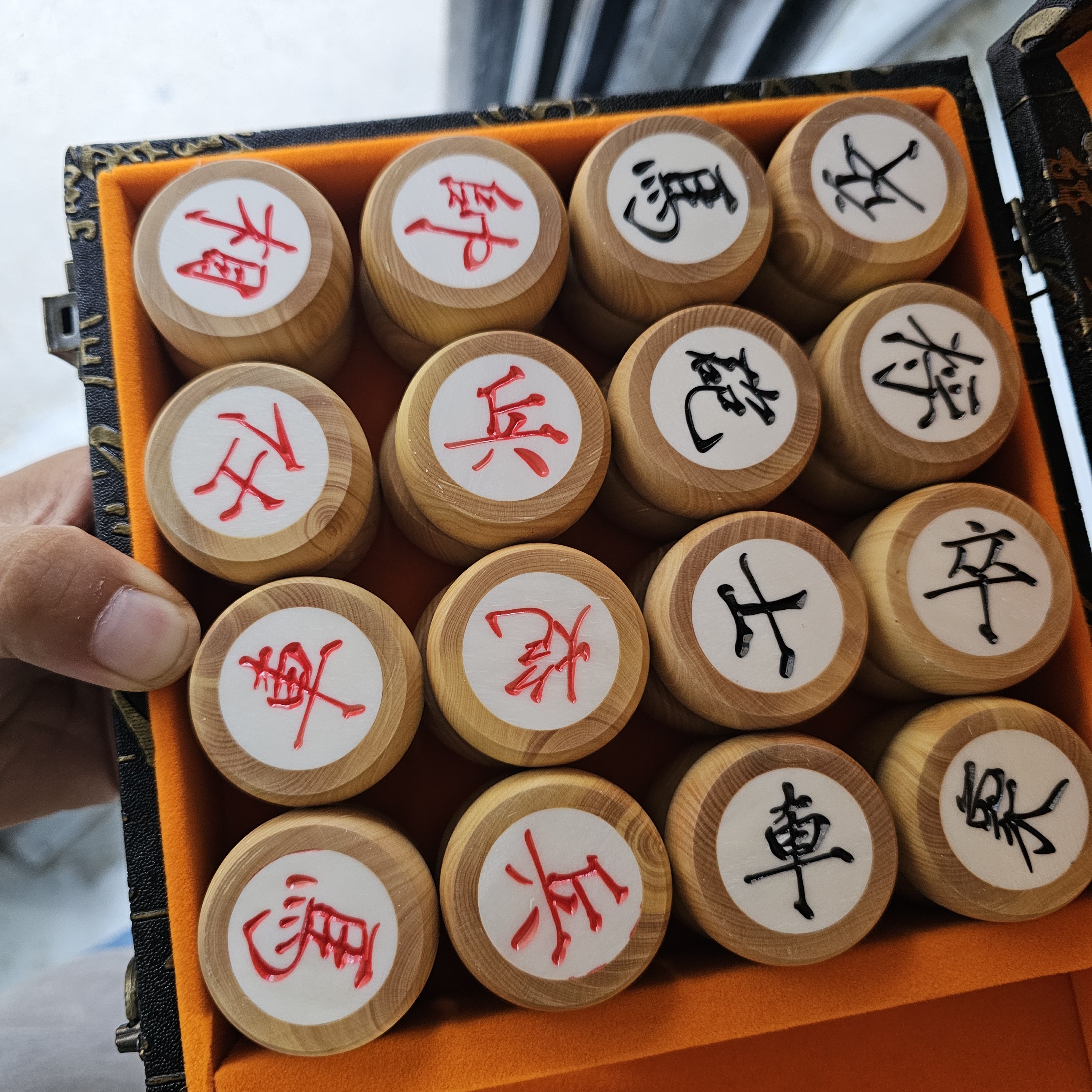 尺寸40*18小叶黄杨木镶嵌牛骨一物一拍所见即所得
