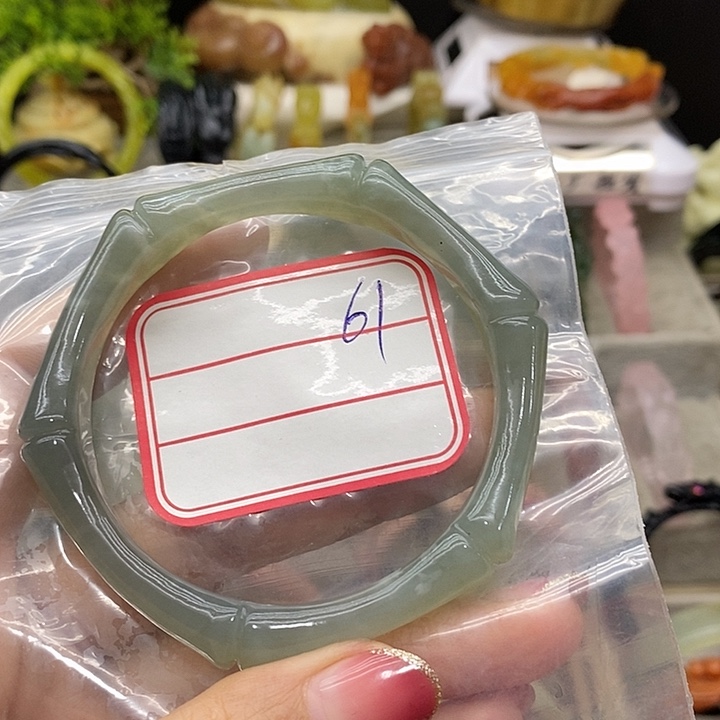 清***遇蛇纹石玉未镶嵌手镯