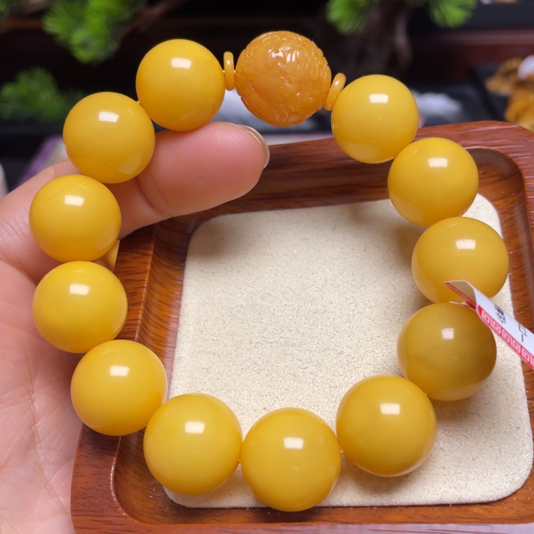 蜜蜡手链未镶嵌手串