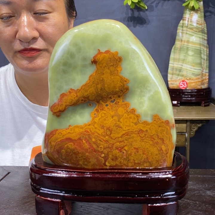 石材精品古青石摆件