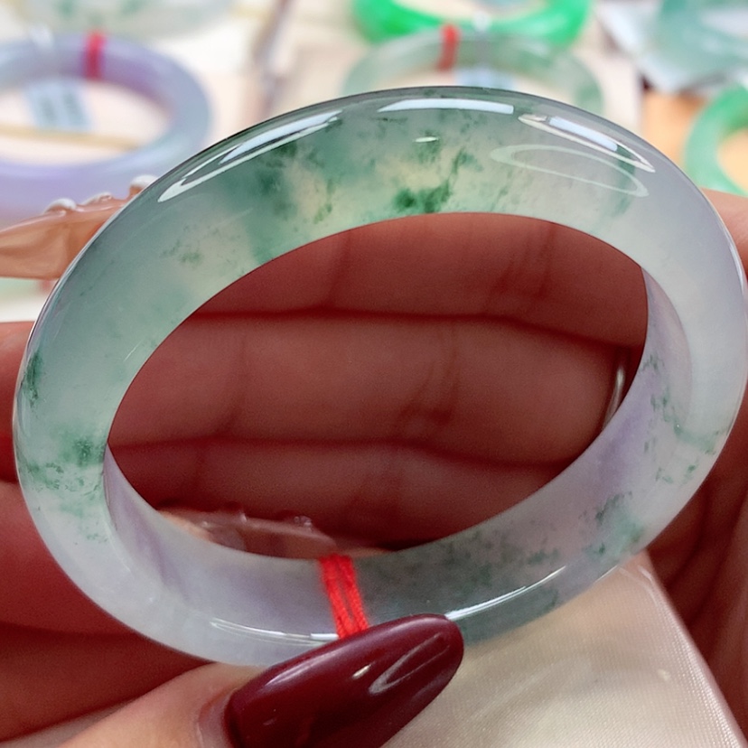 【闪购商品】翡翠手镯（贵妃镯）未镶嵌师妹高冰毕业特色大花