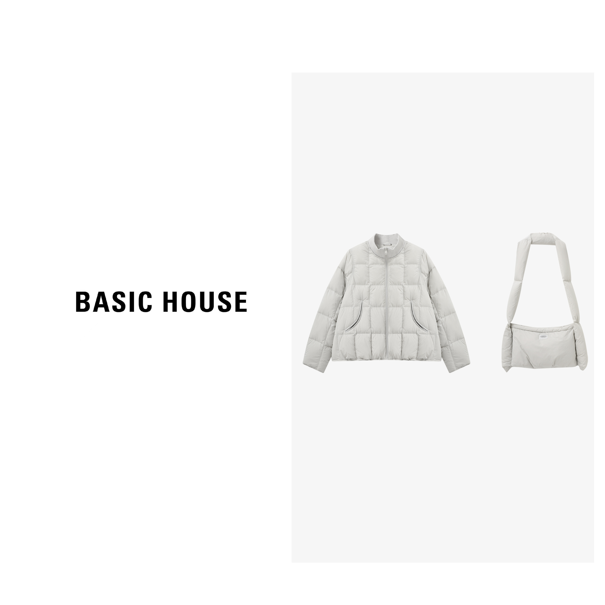 Basic House/百家好时尚休闲百搭女士羽绒服（短款）-B0625B5OUT2