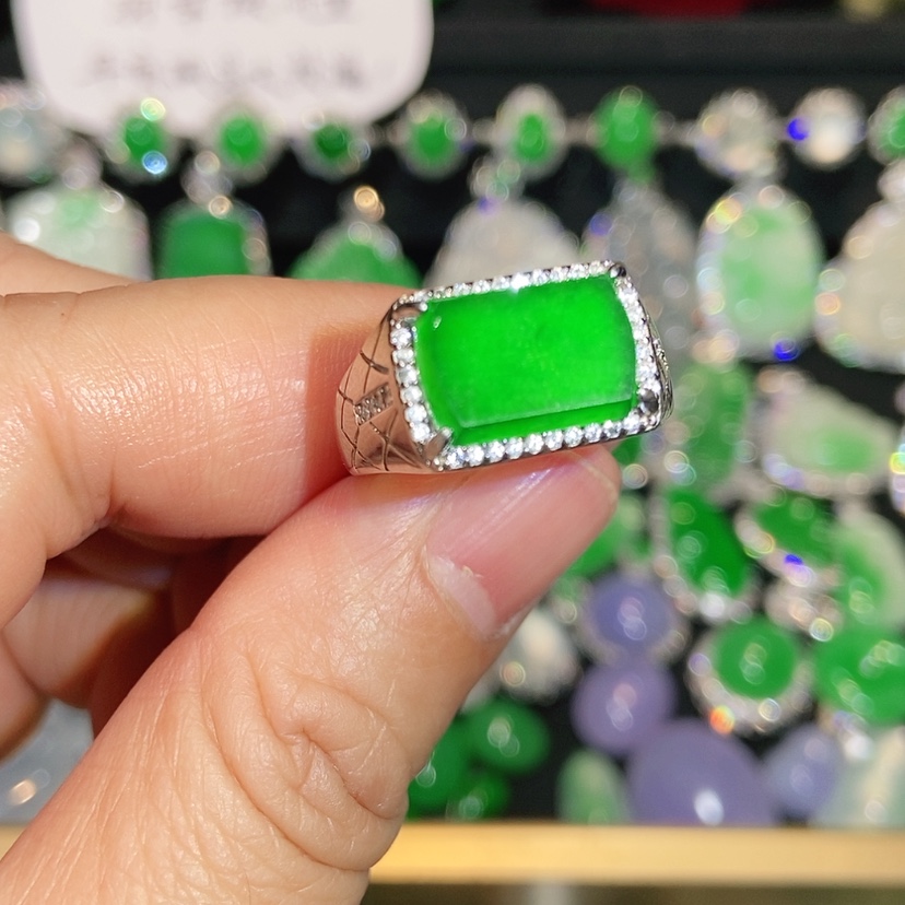 【闪购商品】未镶嵌戒指翡翠天然翡翠