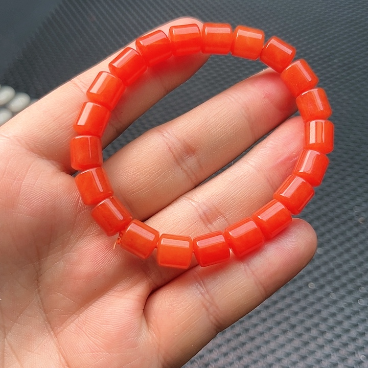 翡翠手链未镶嵌啊啊