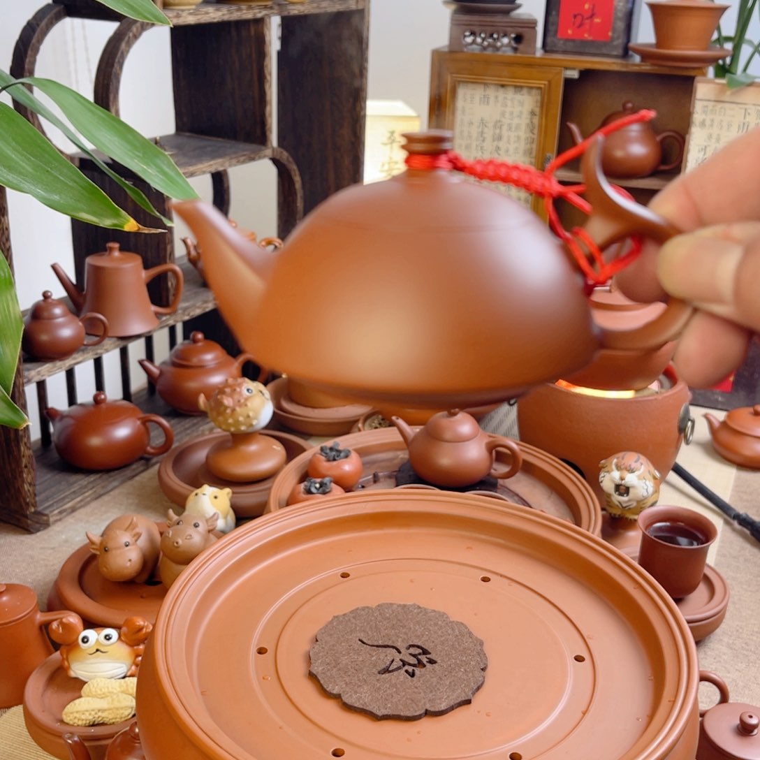 紫砂茶壶不**风章溪鹏老师将军壶120C