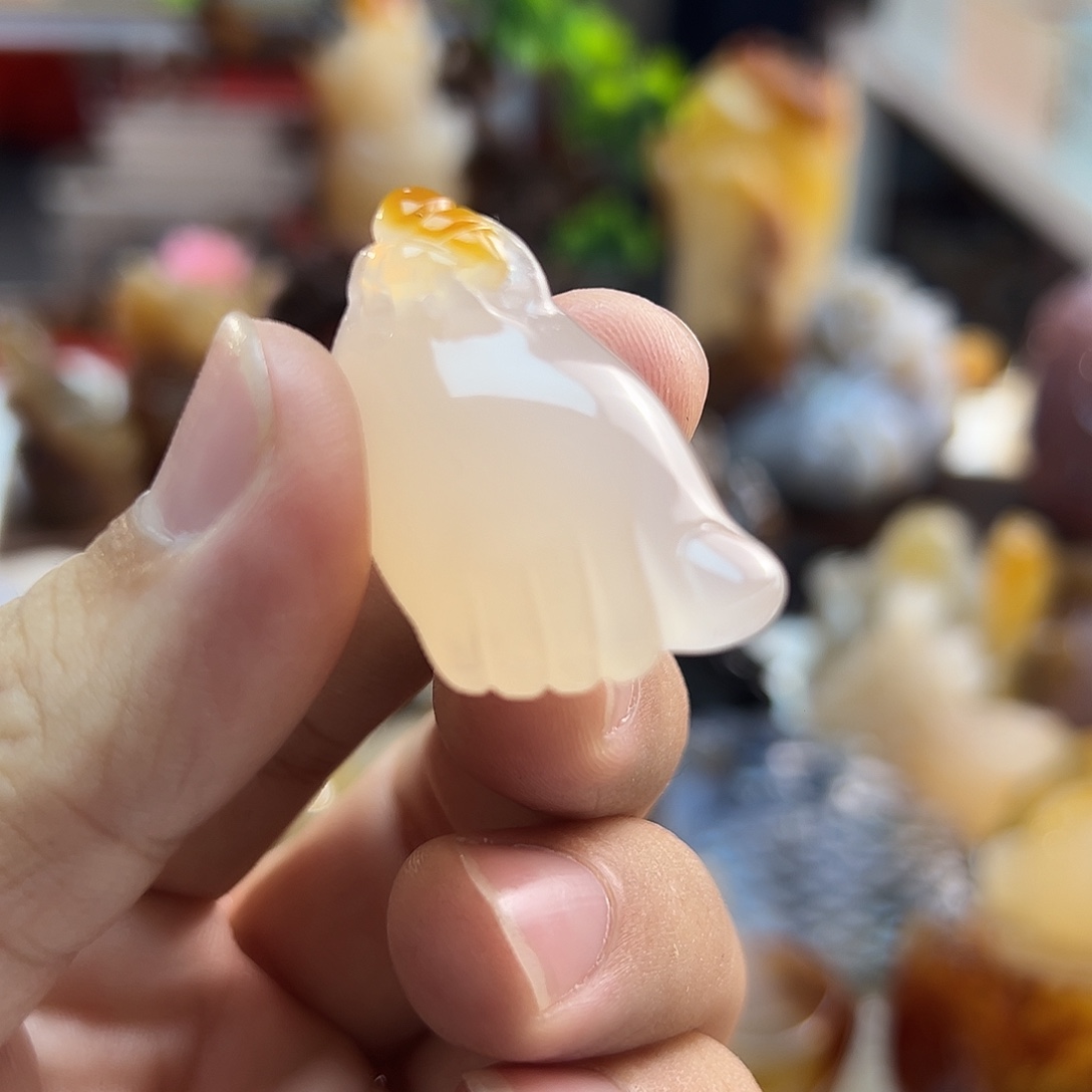 玛瑙/玉髓未镶嵌吊坠(不含链)